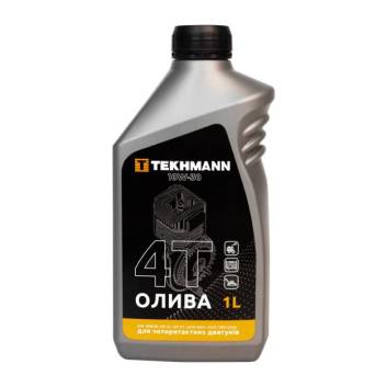 Масло для малых четырехтактных бензиновых двигателей ТЕКHMANN 4Т API SL SAE10W-30 канистра 1л ПЭ