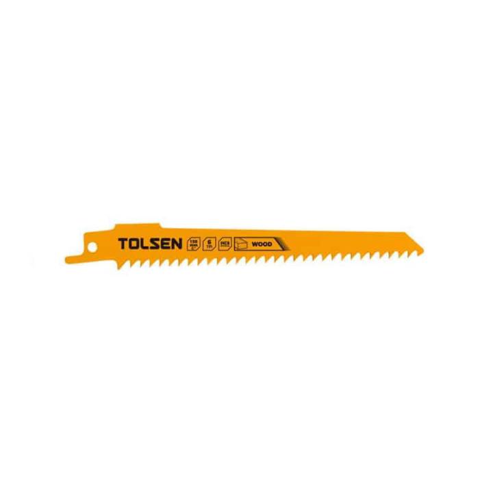 Пилка для сабельной пилы 150 мм 6TPI (2 шт) Tolsen (2 шт)
