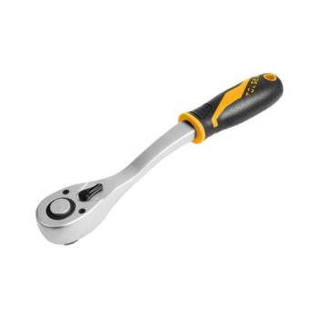 Рукоятка з храповим механізмом вигнута 3/8" Профі Tolsen