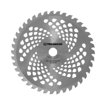 Диск для садового триммера 255×25,4 мм 40 ТВС зубьев Tekhmann ТА-05-720
